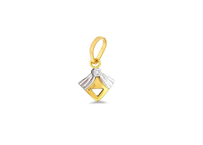 Gold Plated | Solitaire Stud Pendants